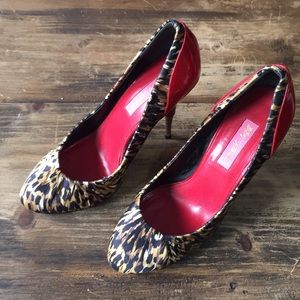 Betsy Johnson Leopard print heels.